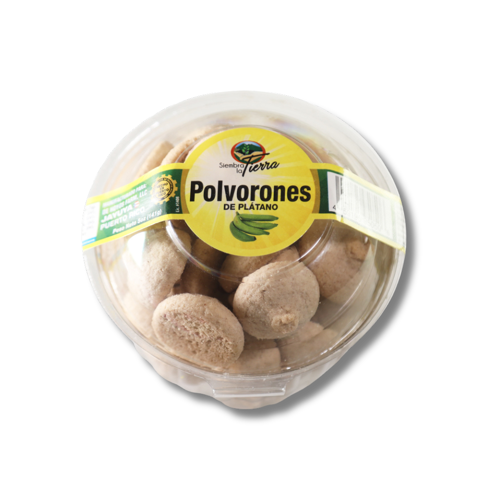 Polvorones de Plátano  - Bowl - Tarrina (5 oz.)